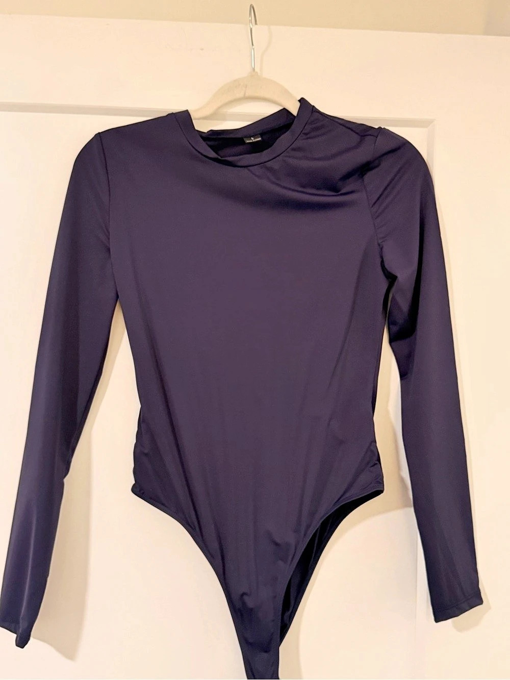 Long Sleeve navy Bodysuit Like New- L
